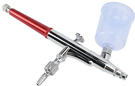 Airbrush -Kit, Luftpinsel Malerei Set mit Stecker und Schraubenschlüsselluftbürstenpistole G1/8 Lack Airbrush Air Pinsel Kit für Nagelkunst Make -up Modell Malerei Friseur