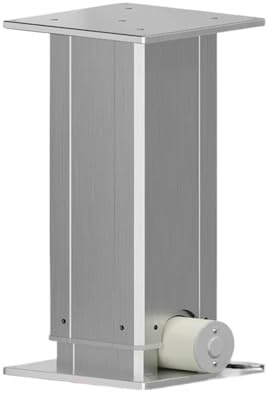 LVSEWOA Colonne élévatrice électrique 7500N avec contrôleur, Charge 750 kg, Course 50 mm ~ 1400 mm, Moteur de Levage Manuel DC24 V (600 mm, Charge 180 kg, 14 mm)