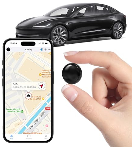GPS Tracker for Vehicles - Hidden Tracking Devices for Cars, GPS Tracker for Vehicle No Monthly Fee, Car Tracker Device with Real-Time Location, No Subscription, Compact Tracker Device