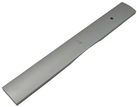 Lámina Do sostenido (1ª octava) metalofón bajo Acabado gris. Medidas: 45 x 12 x 410 mm.