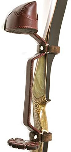 Traditional Archery, Hunting, Indoor Outdoor Sport, Hand Tooled Craftmanship Vegetable Tanned Leather Hip Side Arrow Quiver & Takedown/Longbow Holder, 20 Inches. (Brown)