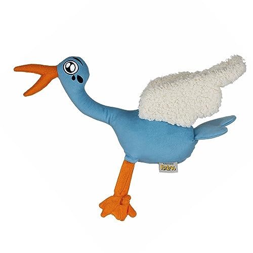PetLove Hunt & Squeak, cigüeña, Juguete para Perros y Cachorros con chirriador Oculto y Papel Arrugado.