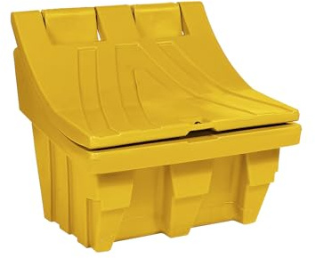 kaiserkraft | Contenitore universale e per materiale da spargere in polietilene | capacità ca 150 l | giallo