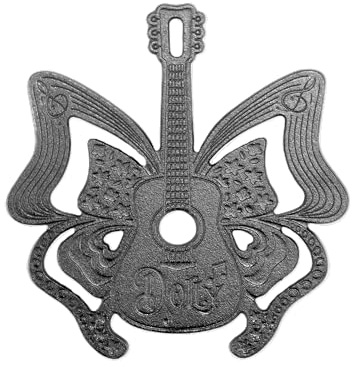 Lodge 8 Inch Dolly Parton Cast Iron Trivet - Dishwasher Safe Trivet Designed for Universal Use - Reusable Heat Protection up to 525° - Butterfly