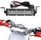 BIUGERCN Motorrad LED Scheinwerfer Dirt Pit Bike Lampe Scheinwerfer 60W 2500Lm Fahrlicht Kit 22mm Lenker Universal für CRF XR EXC XC TE FE KLX PW 50cc 80cc 110cc 150cc 250cc