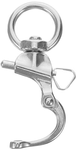 DOITOOL Fibbia Sgancio Rapido Fibbia Molla in Acciaio Inossidabile Grillo per Cintura Sgancio Rapido Scatto per Corda da Esterno Grillo per Immersioni