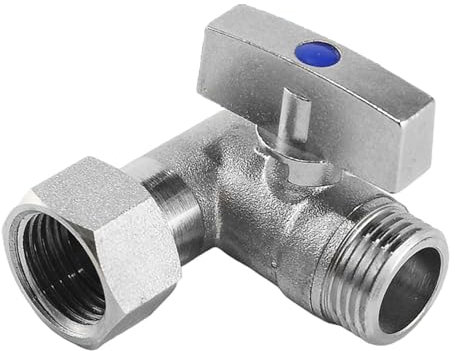 Valvola di arresto Adattatore 1/2 Pollice Angolo Acciaio Valvole Arresto T Valvole Spine Per Bidet Spruzzatore & Serbatoi Connessione