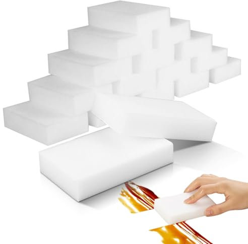 KYLOS Esponja Mágica Limpiadora - Pack 12 Unidades - Elimina Manchas Difíciles en Paredes, Zapatos y Suelos - Reutilizable y Multiusos - Limpieza Profunda sin Químicos Agresivos