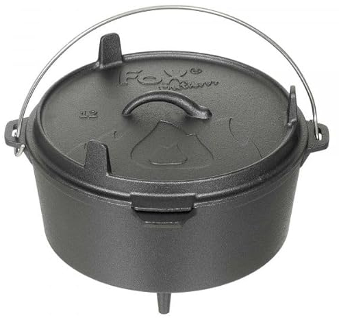 Fox Outdoor Feuertopf Dutch Oven Gusseisen 5.7 L