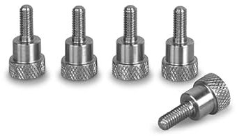 PrecisionGeek – Ansatzschrauben Rändelschrauben M3.5 x 10 mm, rostfreier Edelstahl, gerändelte Griffschrauben für Elektronik, Möbel, Maschinenbau und DIY – Set mit 5 Stück
