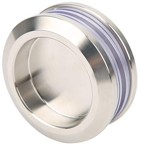 lyrlody Maniglia per Porta Scorrevole, Maniglia in Acciaio Inox, Maniglia Ad Incasso, Maniglia Rotonda Ad Incasso, per Porta in Vetro, Porta Doccia, Porta in Legno, Cantina Vino