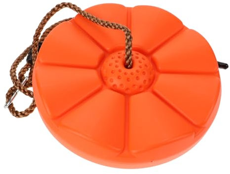 Generisch Kinderspielzeug für den Innenbereich Outdoor-Kissen Terrassenschaukel für Garten schaukel schaukelstuhl hängende Baumschaukeln Schaukel aus Kunststoff pp Orange