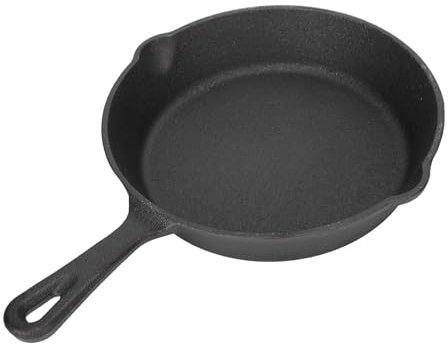 Sartenes de Hierro Fundido, Incluso con Calor de Hierro Fundido de Hierro Lento de Hierro de Hierro Fundido 500 ℉ Horne Safe Use de Hierro Fundido para Asar el Horno de la Parrilla (16 cm/6.3in)