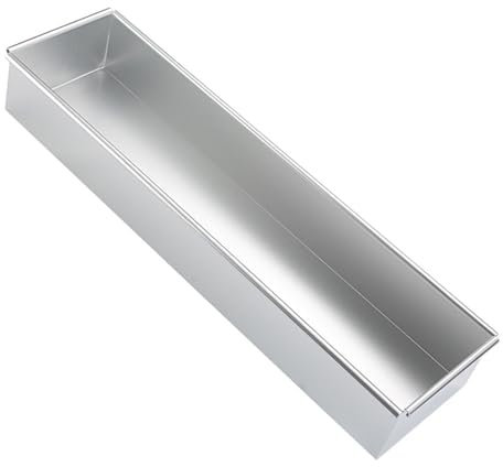 Fluxioxtna Teglia da forno per torte di formaggio, stampi professionali lunghi per torte di pane e cheesecake