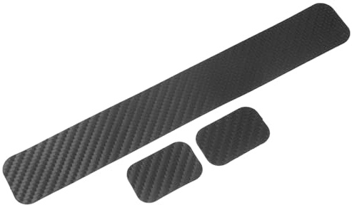 DEARMAMY Set Protezioni per Catena Bici in PVC Nero, Copricatena per Mountain Bike e Bici da Strada, Adesivi Protettivi per Telaio, Accessori Ciclismo per Uso Outdoor