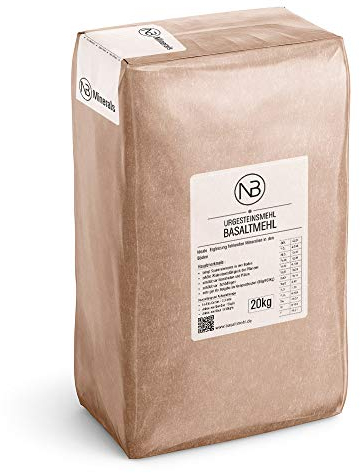 NB Minerals Basaltmehl Urgesteinsmehl Basalt Powder Vulkanstaub Mineraldünger 20kg Dünger