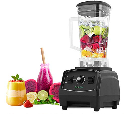 Blender mixer Food Smoothie Blender Makers with 6 Stainless Steel Blades 2L BPA-Free Container Processor Shake Mixer Maker for Fruit, Milkshake, Vegetables Drinks, Ice