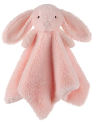 Apricot Lamb Coperta di sicurezza con animali farciti con coniglietto arrossire, coperta di sicurezza per bambini, coperta di lusso per coccole e coccole (coniglietto arrossato)