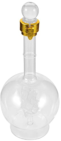 Veemoon Botella De Vino De Cristal Botellas De Vino Jarra De Vino Titular De Whisky Garrafas De Licor De Vidrio Jarras De Bourbon Licorera Brandy Cóctel Hombre Vidrio De Alto Borosilicato
