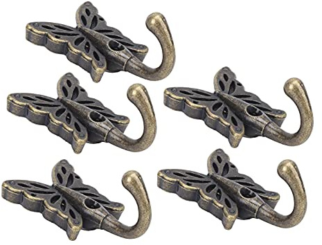 Ganchos para Abrigos Montados en la Pared, Ganchos para Abrigos Rústicos de Hierro Forjado Vintage Perchas para Sombreros para Bolsos