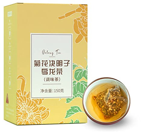 Chrysantheme Osmanthus Oolong Tee, 5,3 oz - Saveur personnelle - Sachets de thé indépendants - Mélange naturel pur - Thé aux fleurs