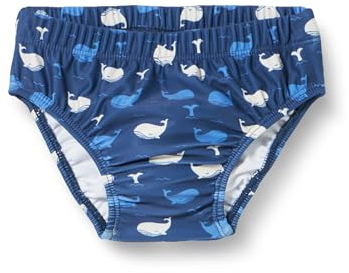 Playshoes UV-Schutz Windelhose Unisex Kinder Badehose Schwimmhose Badebekleidung, Wal, 86/92
