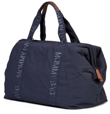 CHILDHOME, Mommy Bag, förvaringsväska, moderskap, resväska, stor kapacitet - hängmatta, justerbar axelrem, fack, isolerad ficka, resväska, urban kollektion antracit