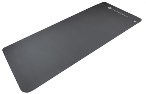 Colchoneta Fitness Viok Sport 140x60x1 cm - Esterilla Ideal para Yoga, Pilates y Ejercicios de Abdominales - Superficie Antideslizante - Fabricada en EVA - Color Gris
