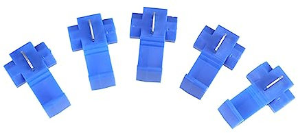 NAMOARLY 100stücke Schnellkabelverbinder Lötfrei Flexibel Abzweigkabelverbinder Kabelklemme Kabelclip-sets Kit