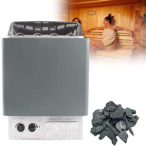 Elektrisk bastuvärmare, svettutrustning för bastu, badrumsutrustning Tillbehör till basturum(6KW/380V)