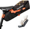 Wenbones 10L wasserdichte Fahrrad Satteltasche, Bike Packing FahrradSatteltaschen Seat Bag, Seat Bag Tour und Seat Pack, kompakte Fahrrad Transporttaschen (Schwarz)