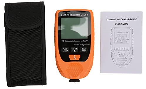 Medidor Digital de Espesor de Recubrimientos, 0-1500μm Tester de Inducción Magnética, Precisión ±3%, Mide Pinturas/Recubrimientos en Metales