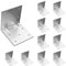 OMIDEAS 10 x Corner Brackets (80 x 80 x 80) Angle Reinforced Metal Braces Wood Timber Galvanised Steel Sheet Connecting Joining Fixing L Repair Connector