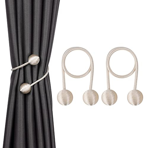 INHDBOX Vorhang Raffhalter, Nein Magnetische Vorhang Raffhalter, Arbitrary Twisted Deformation Gardinen Raffhalter Weben Vorhänge Halter Schnallen Vorhang Binder Gardinenhalter Haus Dekoration 2 Stück