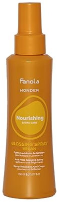 Fanola Wonder Spray Nourishing Extra Care, Spray Ristrutturante e Districante per Capelli Fini Secchi, Crespi e Trattati ad Azione Lucente e Ammorbidente, 150 ml