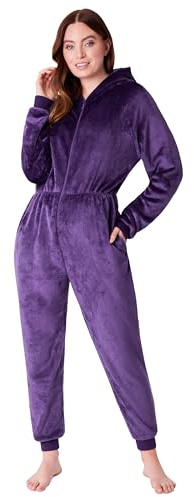 CityComfort Onesies för kvinnor, mjuk och bekväm pyjamas i fluffig fleece, overall, nattkläder, vardagskläder, myskläder, storlek S–XL