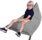 WANDGU Sitzsack-Stuhlbezug Organizer: Extra Großer Spielzeug Stofftier Aufbewahrung Sitzsack, Faltbar Stühle Sofa-Sitz mit Große Kapazität für Kinder Jugendliche und Erwachsene (127x72x72cm)