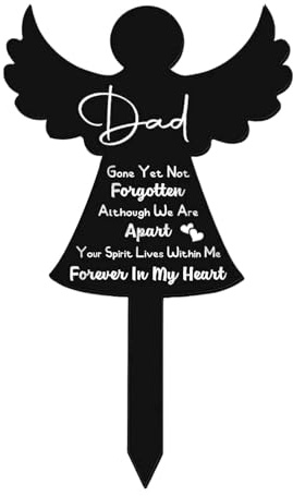 CHAKAE Piquet commémoratif en acrylique pour animal domestique - Cadeau idéal - Décoration de jardin - Accessoire photo