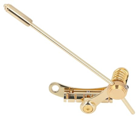Keenso Guitare en Alliage en Aluminium or Trémolo Vibrato-tanque, Premium pour les Guitares SG, Sustain et Résonance Améliorés, Système de Réglage de Précision, Installation Directe Facile,