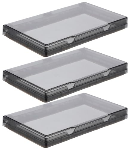 VILLFUL 3pcs Electrical Box with Self-adhesive Design Weatherproof Outlet Cover for Outdoor Socket Protection Light Switch Guard Black Easy No-tool Installation for Bathrooms and Wet Rooms