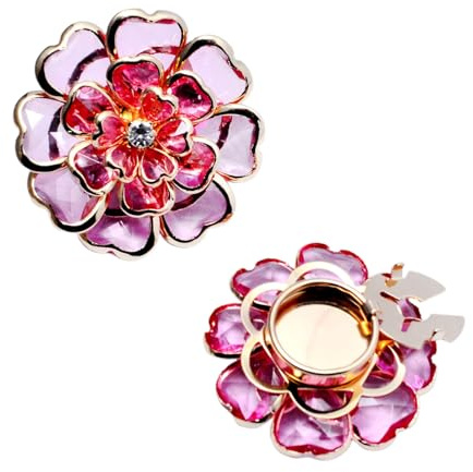 Blomknoppsskydd för kvinnor - vintage fantasi gör-det-själv dekorativa metallblomform | Anpassningstillbehör för blusknappar - för mormor, fru, mamma, dotter, vän