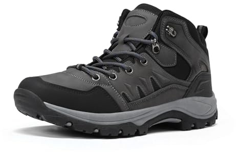 YOUTHUP Chaussures Randonnée Homme Montantes Antidérapantes Amorti Respirantes Trekking