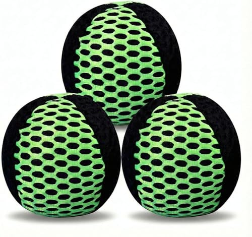 HanTang Juggling Balls 3-Pack for Adults No-Roll Mesh Set Beginners & Pros