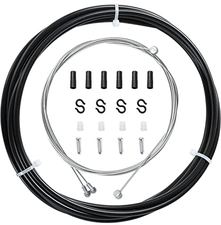 Dymoece Fahrrad Bremse Kabel Gehäuse Kit,Bowdenzug Fahrrad Innen Bremse Kabel Bremszugset für Shimano MTB Mountainbike Rennrad