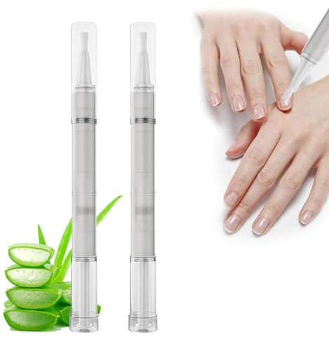 Nail Repair Pen, Nagelpflege-Stift, Nagelöl Stift mit Teebaumöl, Vitamin E & Aloe Vera, Für Starke und Gepflegte Fingernägel & Fußnägel​(2 stück)