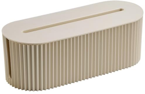 ARVALOLET Large Capacity Cable Organizer Box with Lid Cord Storage Box Cable Tidy Box Cable Management Box for Hiding Messy Cables