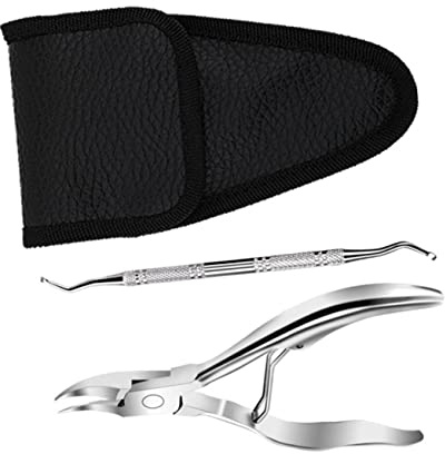 PACKOVE 1 juego Cortaúñas de Inoxidable para Manicura y Pedicura Set Estuche Herramienta de Cuidado de Uñas para Casa y Salón