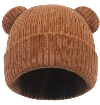 imKutie Baby Beanie Hat, Cute Infant Boys Girls Warm Winter Autumn Knitted Hat for 6-24 Months