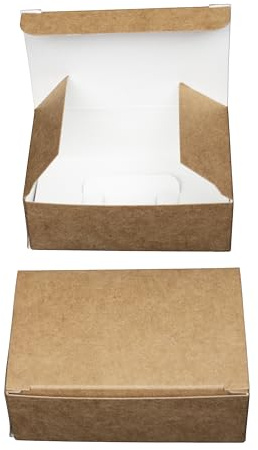 JamJar Print Kraft Business Card Tuck Boxes, 30 Pack, 90x55mm, Cardboard, Made in the UK