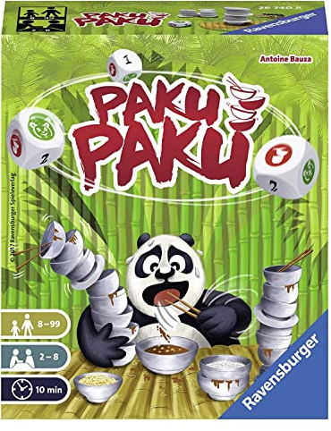 Ravensburger Paku Paku - Exciting Dice Game for Family Fun | Quick Play Time | Engaging Gameplay | Ideal for Group Activity | Sustainable Materials